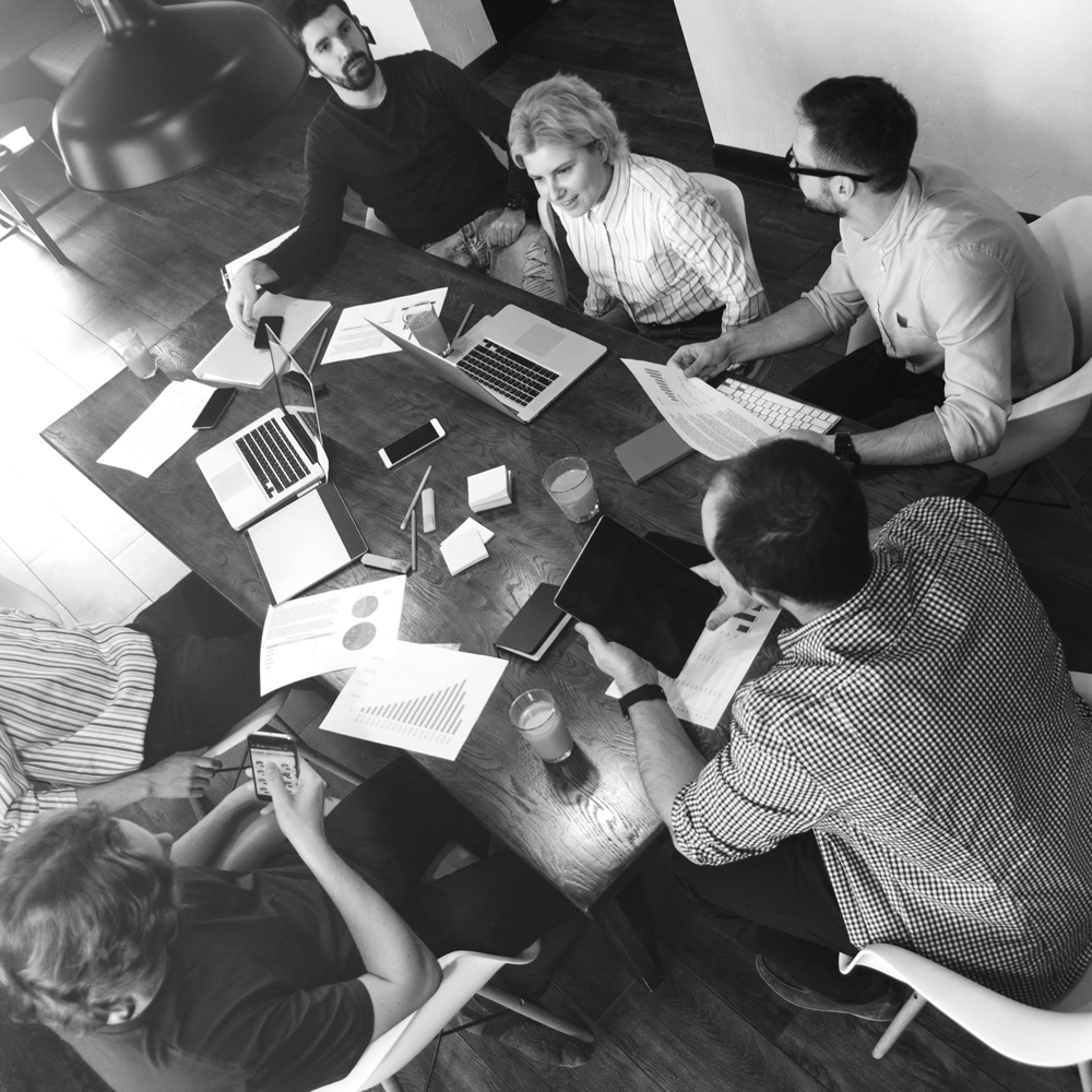 Photo of people at a conference table